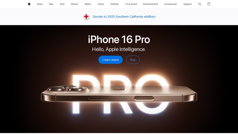 Apple Store iPhone 16 Pro screenshot